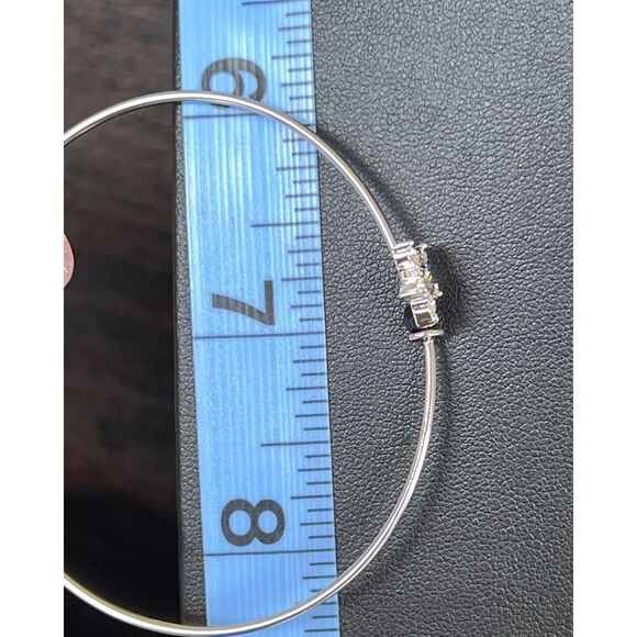 Ice Blossom Bracelet Swarovski Crystals Statement Bracelet - Picture 3 of 11